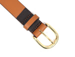 Tolredo Men's Genuine Leather  Fashion Belts - Caramel Brown