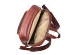 Potomac Leather Backpack - Walnut Brown