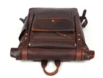 Tolredo Leather Leather Travel Backpack - Walnut Brown