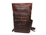 Tolredo Leather Leather Travel Backpack - Walnut Brown