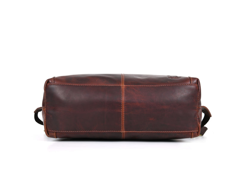 Tolredo Leather Leather Travel Backpack - Walnut Brown