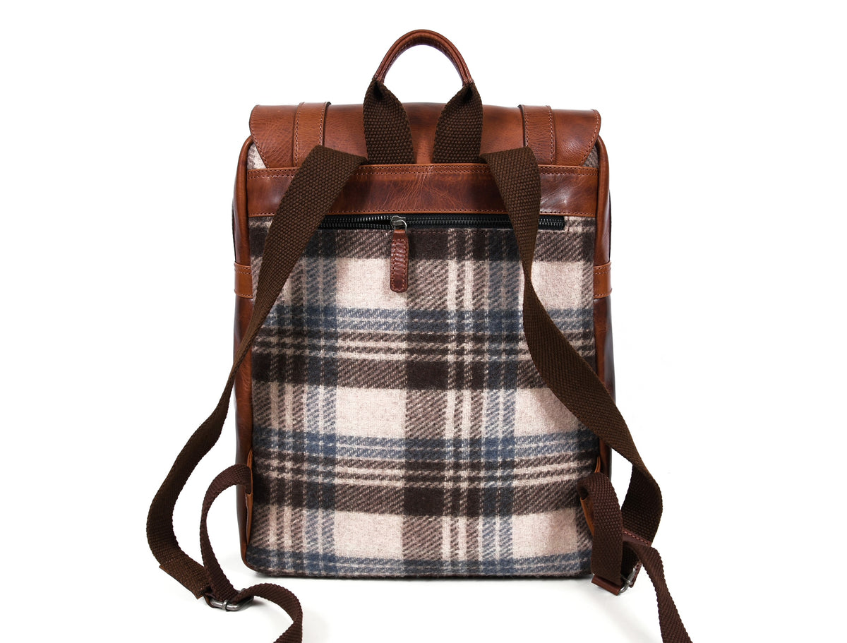 Manchester Leather & Tweed Backpack
