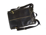 Dallas Leather Chef Backpack - Knife Case 13 Slot - Raven Black