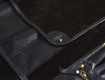 Dallas Leather Chef Backpack - Knife Case 13 Slot - Raven Black