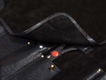Dallas Leather Chef Backpack - Knife Case 13 Slot - Raven Black