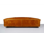 Chandler Leather Knife Roll Bag - Caramel Brown