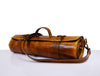 Oklahoma Leather Chef Knife Roll 16 Slot - Chestnut