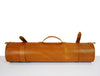Stockton Leather Chef Knife Roll Case 10 Slot - Tawny Brown