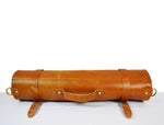 Stockton Leather Chef Knife Roll Case 10 Slot - Tawny Brown