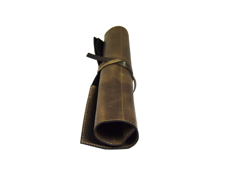 Oregon Leather Knife Roll 6 Slot -  Green