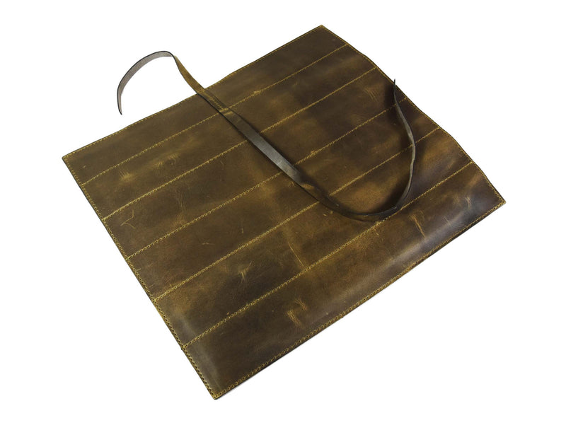 Oregon Leather Knife Roll 6 Slot -  Green