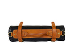 Peoria Leather Knife Roll 8 Slot - Raven Black