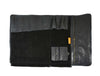 Peoria Leather Knife Roll 8 Slot - Raven Black