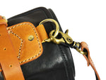 Peoria Leather Knife Roll 8 Slot - Raven Black