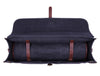Wisconsin Leather Canvas Chef Knife Roll With Case 11 Slot -  Gray