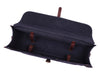 Wisconsin Leather Canvas Chef Knife Roll With Case 11 Slot -  Gray
