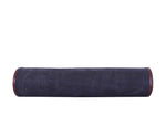Wisconsin Leather Canvas Chef Knife Roll With Case 11 Slot -  Gray