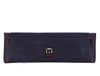 Wisconsin Leather Canvas Chef Knife Roll With Case 11 Slot -  Gray
