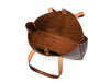 Kingston Leather Tote Bag  - Stressed Light Brown Caramel