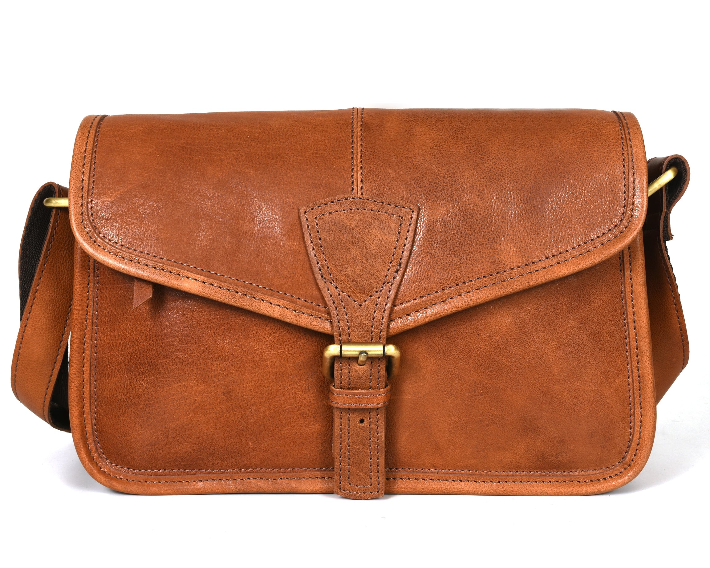 Calgary Leather Cross Body Bag