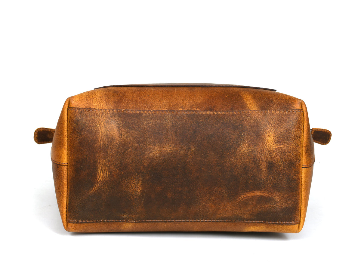 Cassidy Leather Tote - Caramel