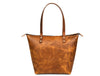 Cassidy Leather Tote - Caramel