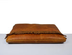 Colorado Leather Sleeve Clutch - Caramel