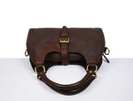 Leather Women Handbag - Walnut Brown