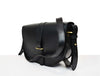 Penticton Leather  Shoulder Bag - Raven Black