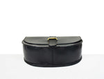 Penticton Leather  Shoulder Bag - Raven Black