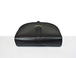 Penticton Leather  Shoulder Bag - Raven Black