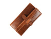 Toronto Leather Clutch Bag - Cinnamon Brown