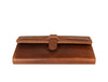 Toronto Leather Clutch Bag - Cinnamon Brown