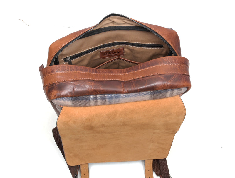 Manchester Leather & Tweed Messenger