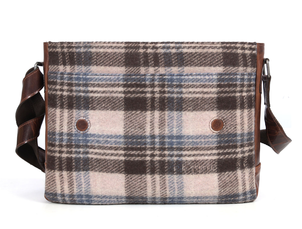 Manchester Leather & Tweed Messenger
