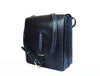 Memphis Leather Cross body Shoulder Bag - Blue.