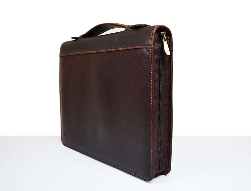 Leather Travel Organizer - Walnut Brown