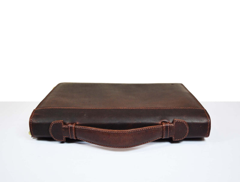 Leather Travel Organizer - Walnut Brown