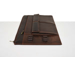 Tolredo Leather Travel Organizer Walnut Brown