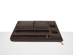 Tolredo Leather Travel Organizer Walnut Brown