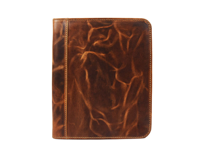 Tolredo Leather Travel Organizer - Caramel Brown