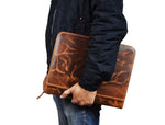 Tolredo Leather Travel Organizer - Caramel Brown