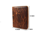 Tolredo Leather Travel Organizer - Caramel Brown