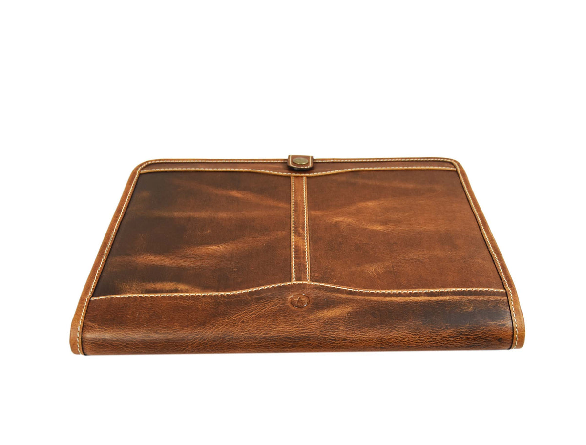 Tolredo Leather Travel Organizer - Caramel Brown