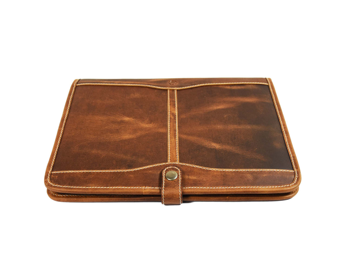 Tolredo Leather Travel Organizer - Caramel Brown