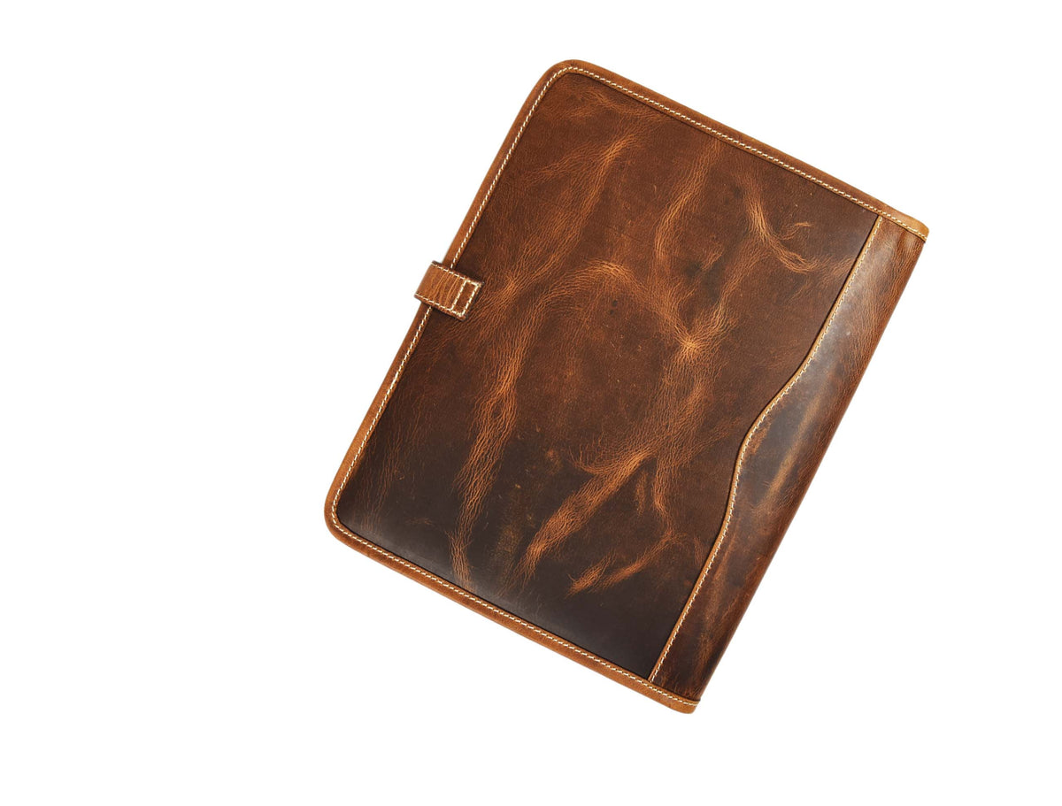 Tolredo Leather Travel Organizer - Caramel Brown