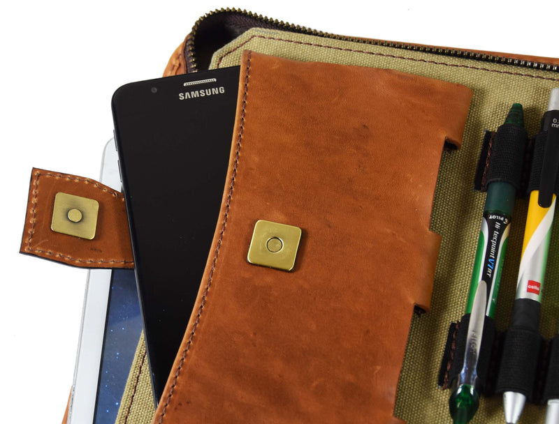 Tolredo Leather Travel Organizer - Tawny Brown