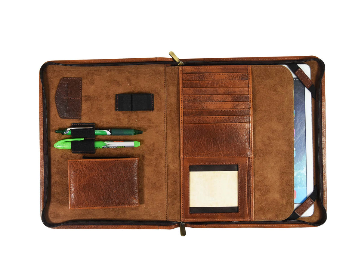 Regina Leather Travel Organizer - Brown