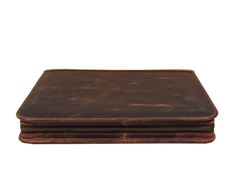 Caraquet Leather Travel Organizer -  Walnut Brown