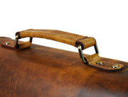 Fresno Leather Portfolio Bag - Caramel Brown